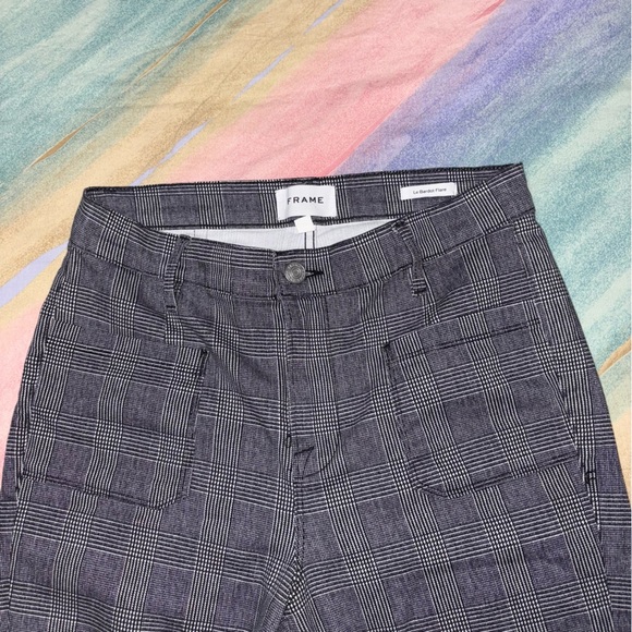 FRAME le bardot flare pant in noir multi women’s size 29 - Picture 6 of 11